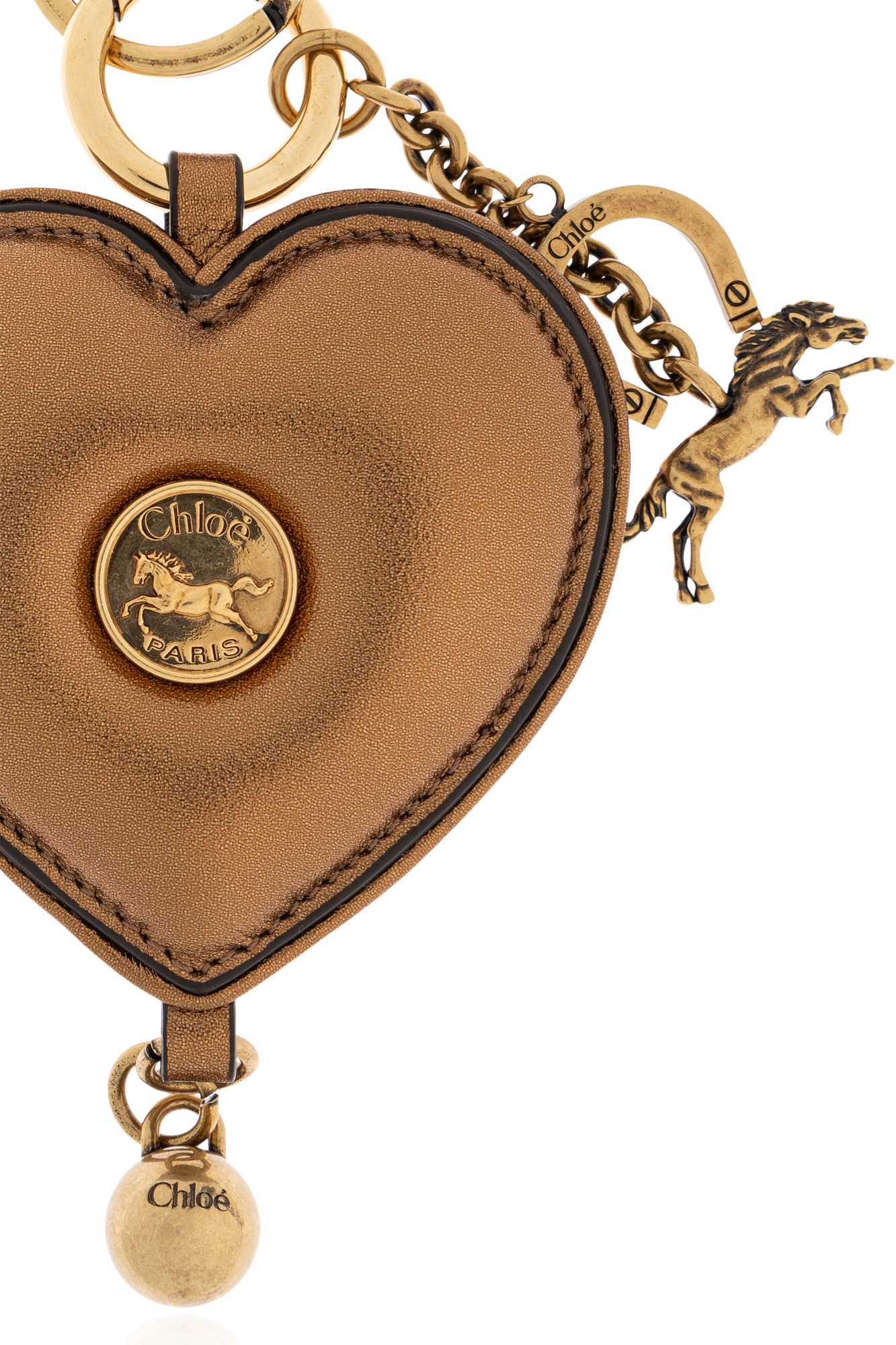 Chloé Heart-Shaped Bag Charm | Women's | Vitkac